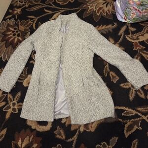 *last Day* Women's Gray Herringbone Coat